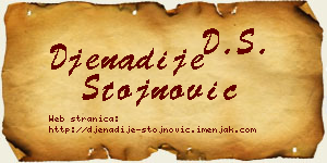 Đenadije Stojnović vizit kartica
